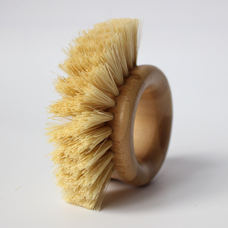 Bamboo Fiber Dish Brush Kitchen Cleaning Tool