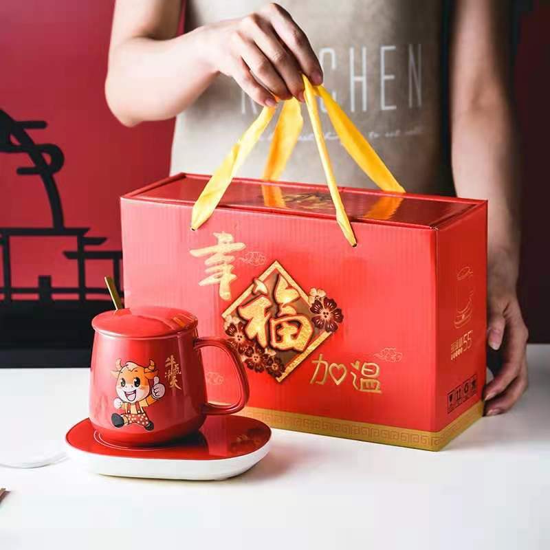 Heated Cup Warmer Insulation Coaster Winter Kitchen Gadget