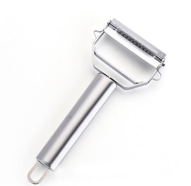 2 In 1 Stainless Steel Potato Peeler Julienne Grater Kitchen Tool