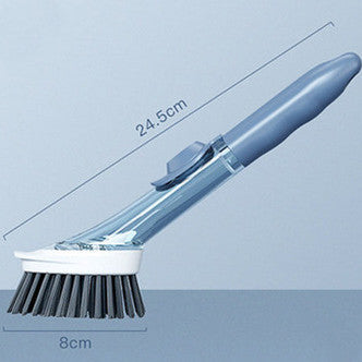 2 In 1 Long Handle Removable Cleaning Brush Kitchen Tool