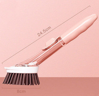 2 In 1 Long Handle Removable Cleaning Brush Kitchen Tool