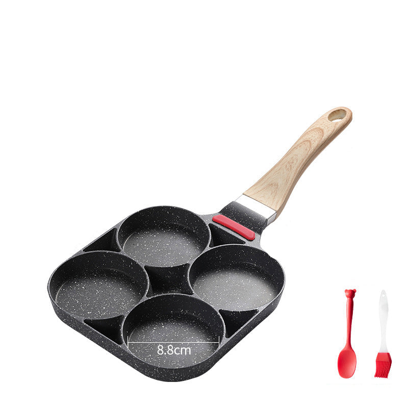 Multi Section Frying Pan For Eggs Burgers And Omelettes