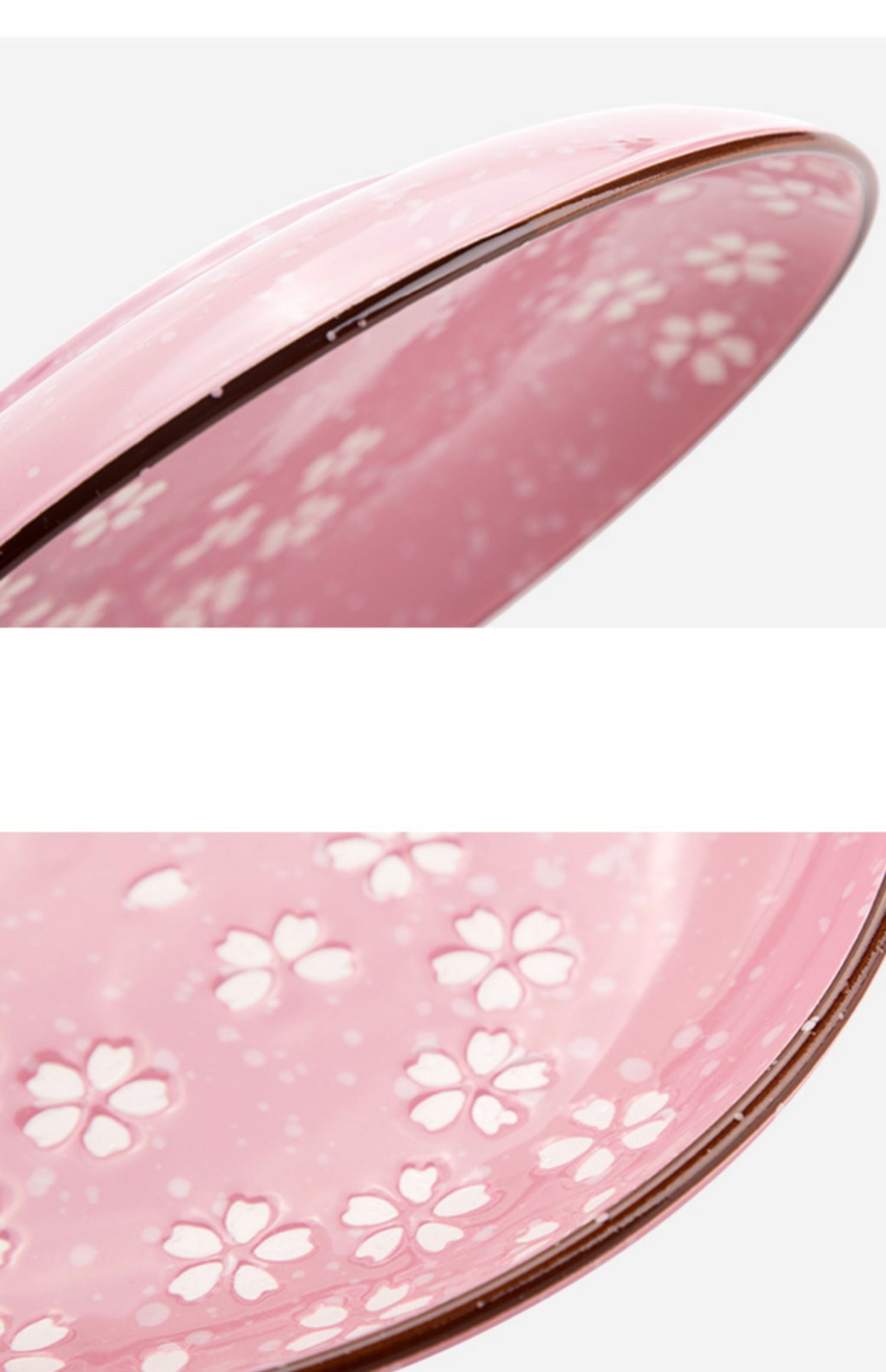 Cherry Blossom Ceramic Dinner Plate Kitchen Tableware
