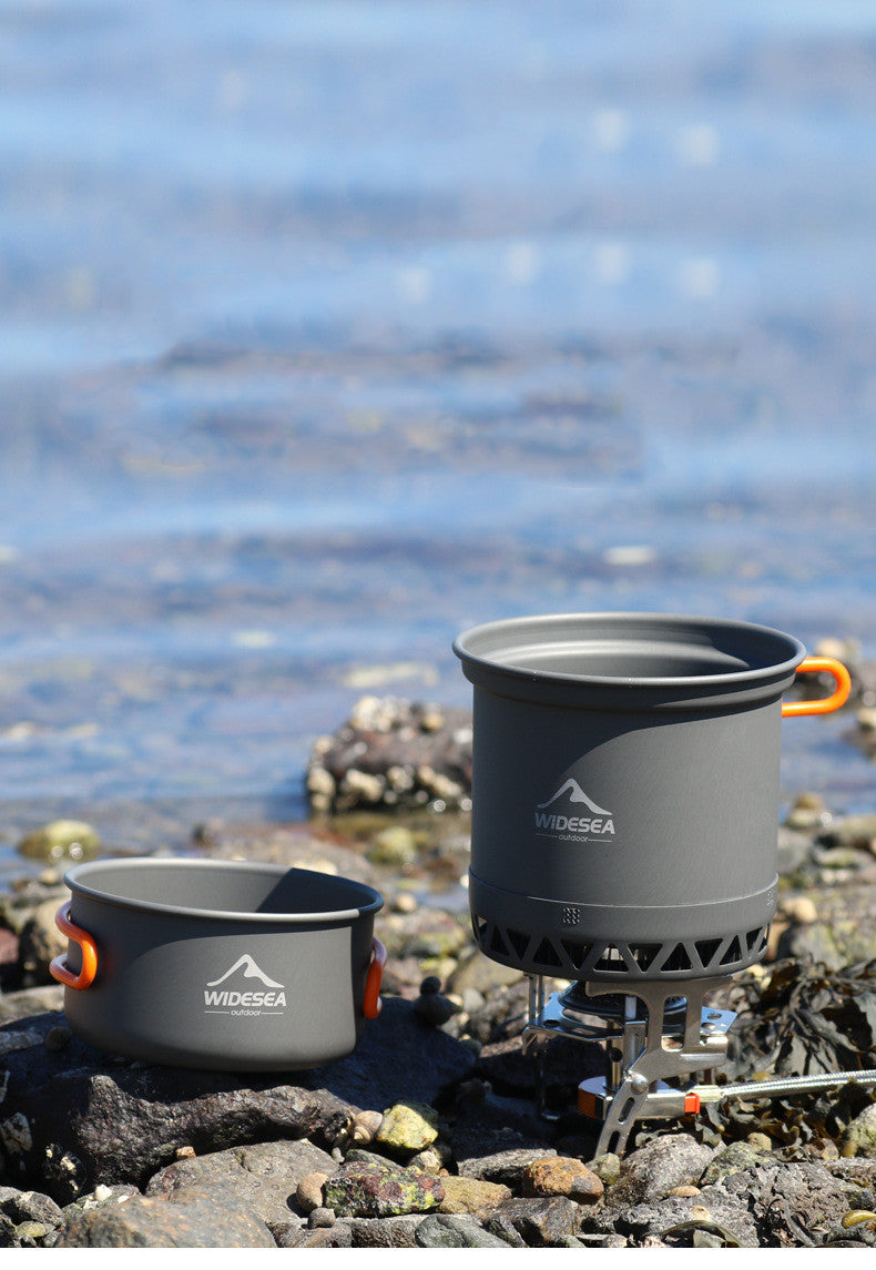 Widesea Camping Cookware Set Outdoor Travel Kitchen Pot Set