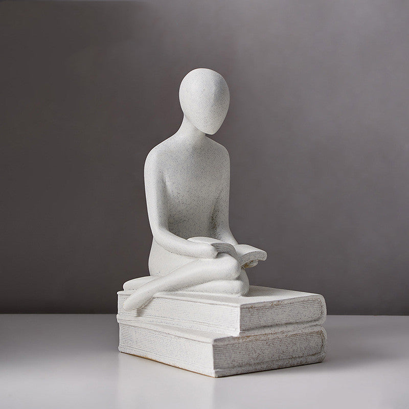 Nordic Abstract Love Figure Sculpture Living Room Decor