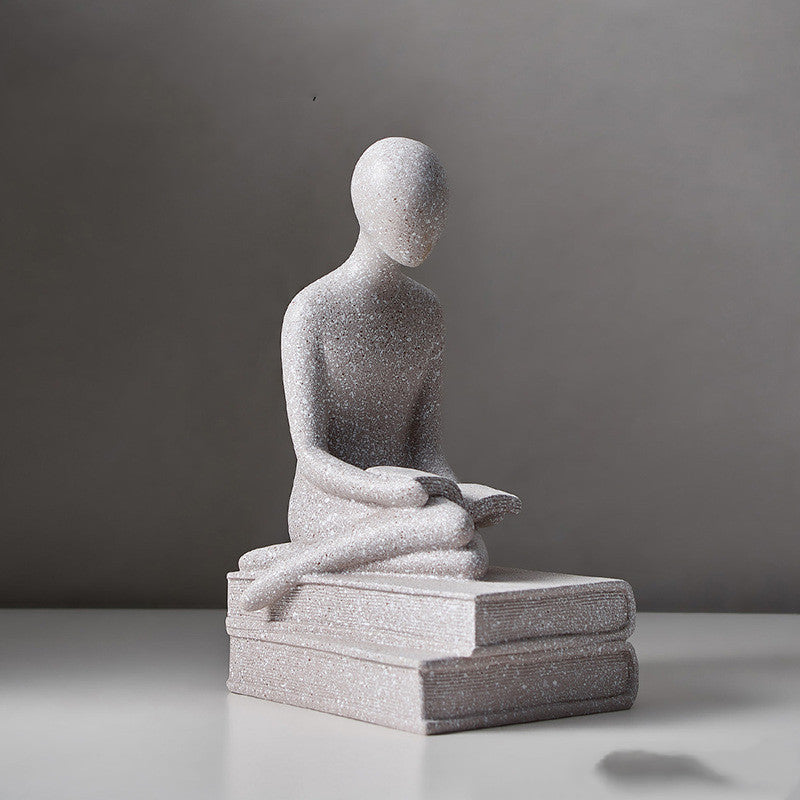 Nordic Abstract Love Figure Sculpture Living Room Decor