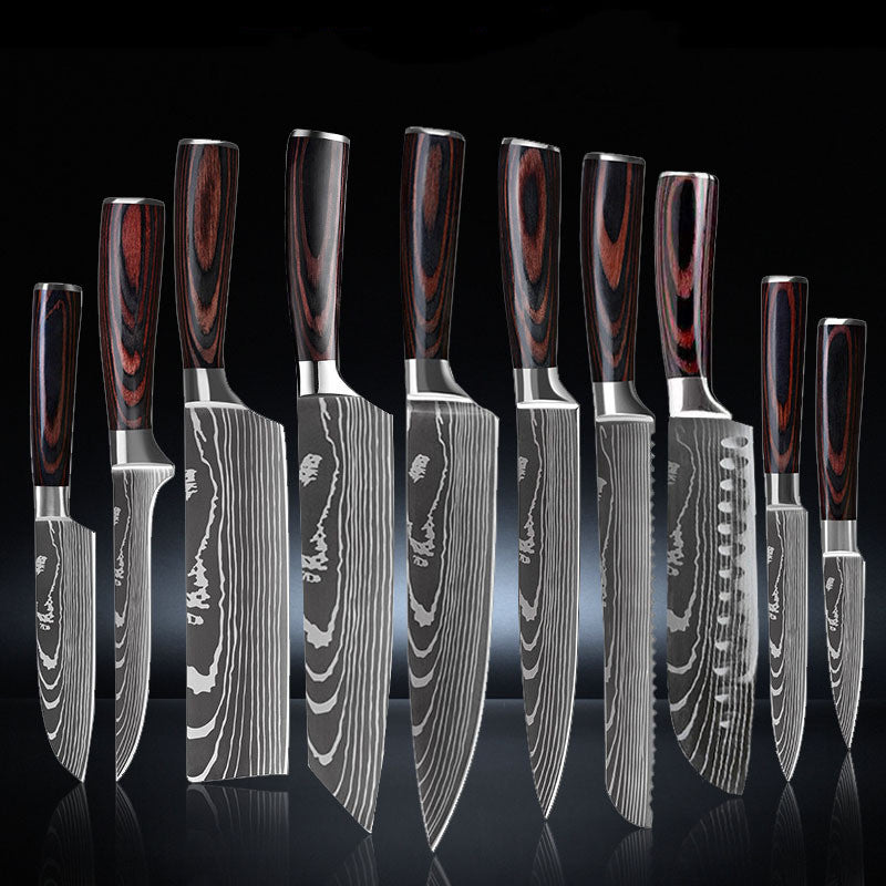 Chef Kitchen Knife Set 6-10 Piece Cooking Set