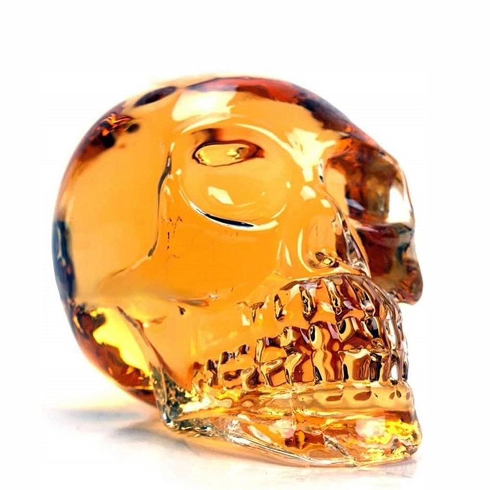 Skull Glass Whiskey Vodka Crystal Bottle