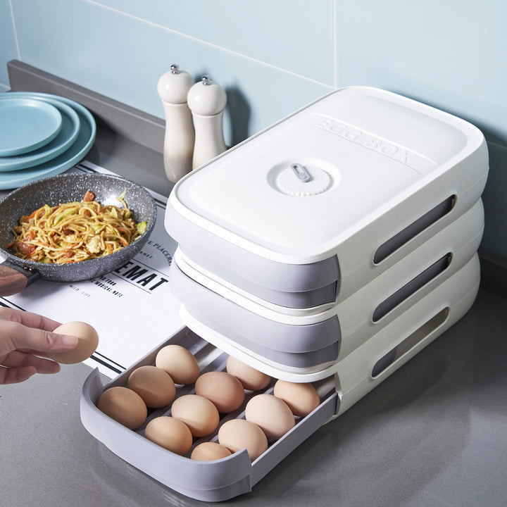 Drawer Type Egg Storage Box Refrigerator Organizer