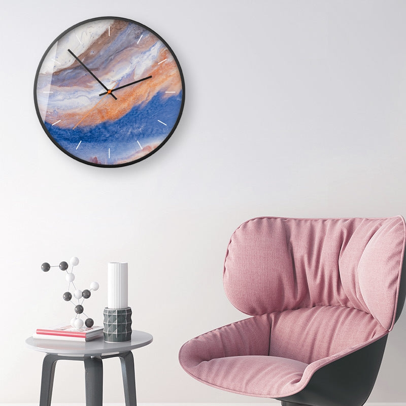 Modern Simple Quartz Wall Clock For Living Room Decor