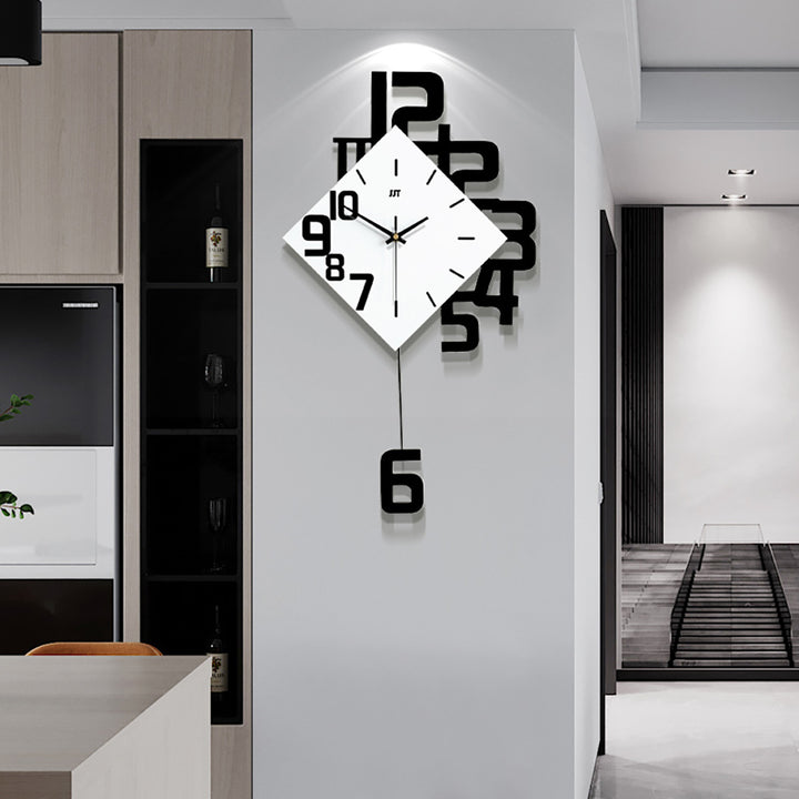 Personalized Wooden Digital Wall Clock Decor