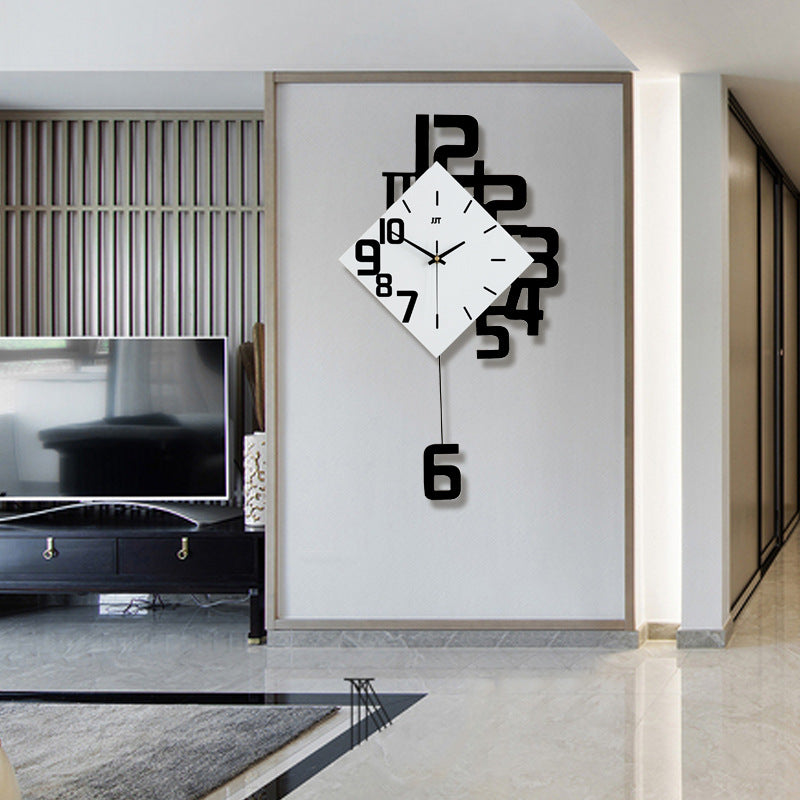 Personalized Wooden Digital Wall Clock Decor