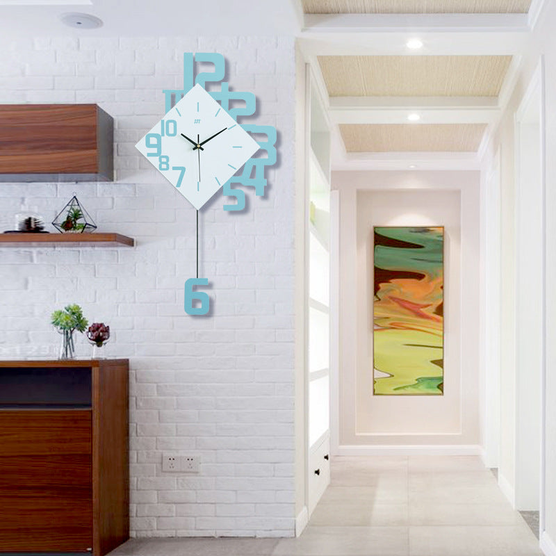 Personalized Wooden Digital Wall Clock Decor