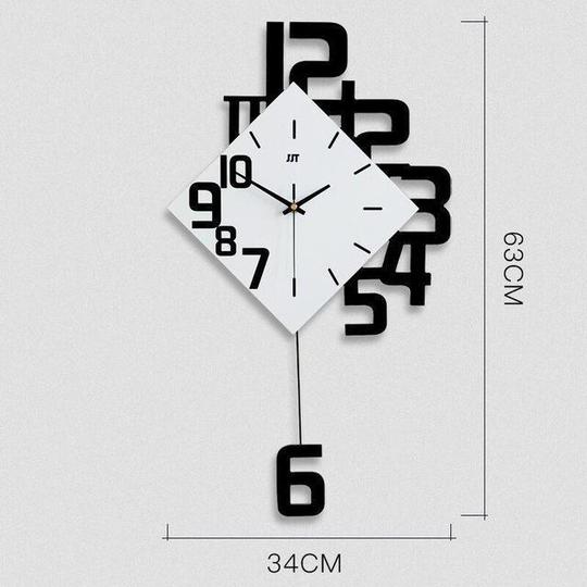 Personalized Wooden Digital Wall Clock Decor