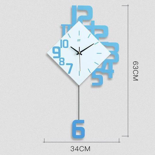 Personalized Wooden Digital Wall Clock Decor