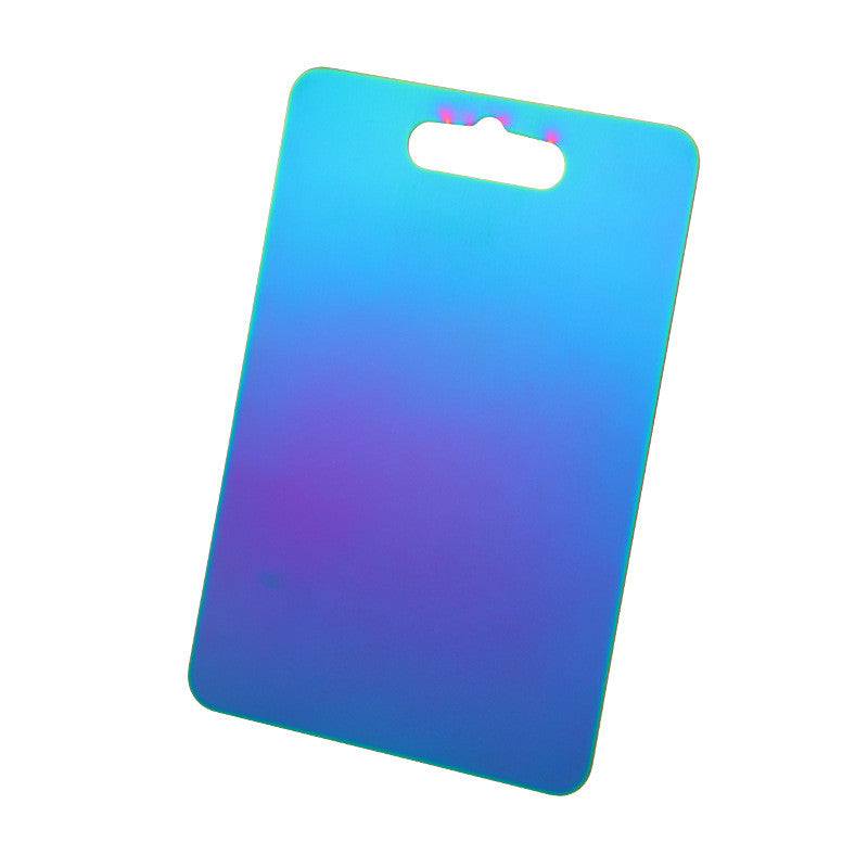 Titanium Plated Stainless Steel Cutting Board For Durable Food Prep