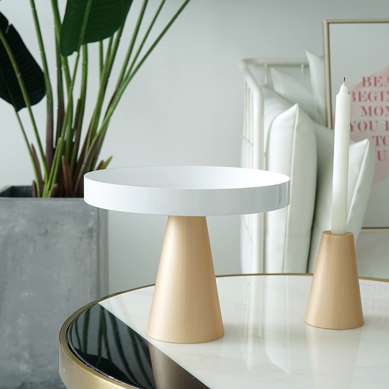 Nordic Style Cake Stand Photo Prop Dessert Tray