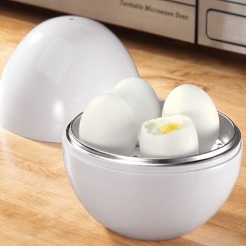 Microwave Egg Steamer Cooker 4 Egg Capacity Kitchen Tool