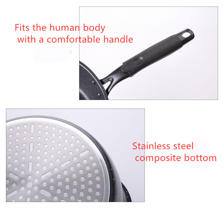 Small Deep Non Stick Frying Pan For Home Cooking