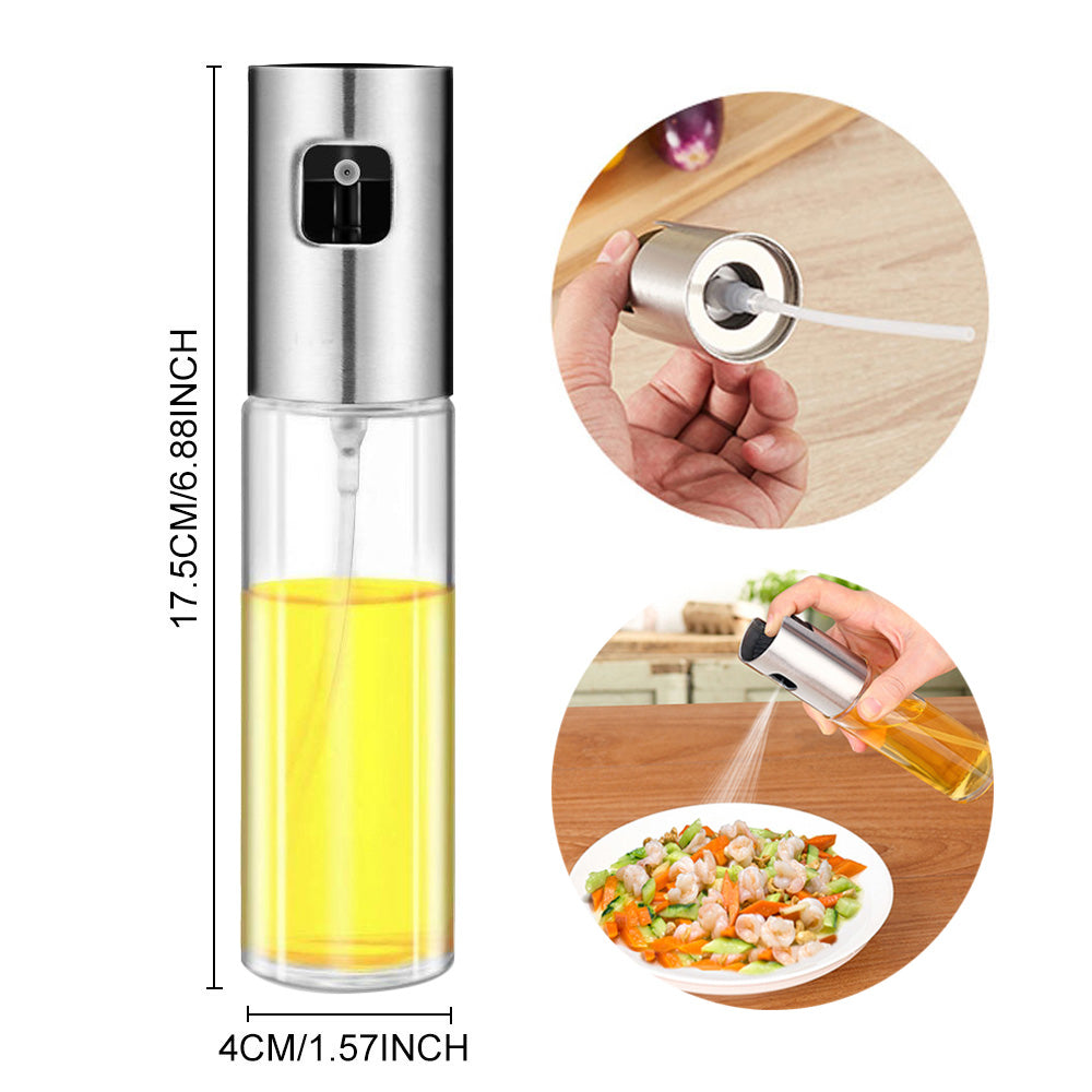 Glass Oil And Vinegar Spray Bottle