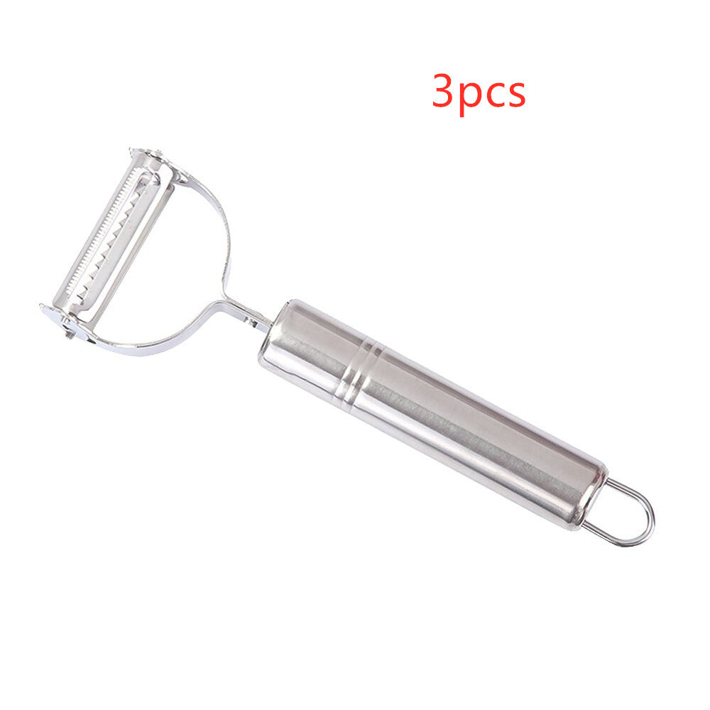 2 In 1 Stainless Steel Potato Peeler Julienne Grater Kitchen Tool