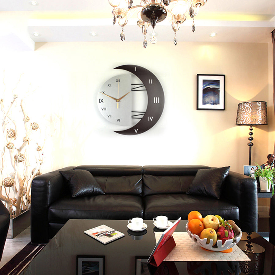 Modern Art Wall Clock Decorative Home Hanging Timepiece