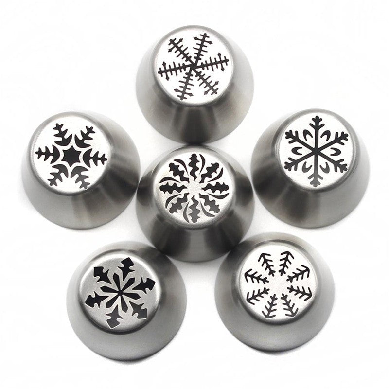3-In-One Christmas Stainless Steel Cake Decorating Nozzle Set