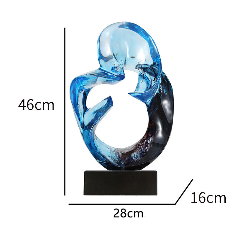 Transparent Glass Resin Craft Ornament