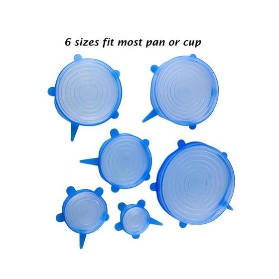 Silicone Stretch Lids Reusable Food Storage Covers
