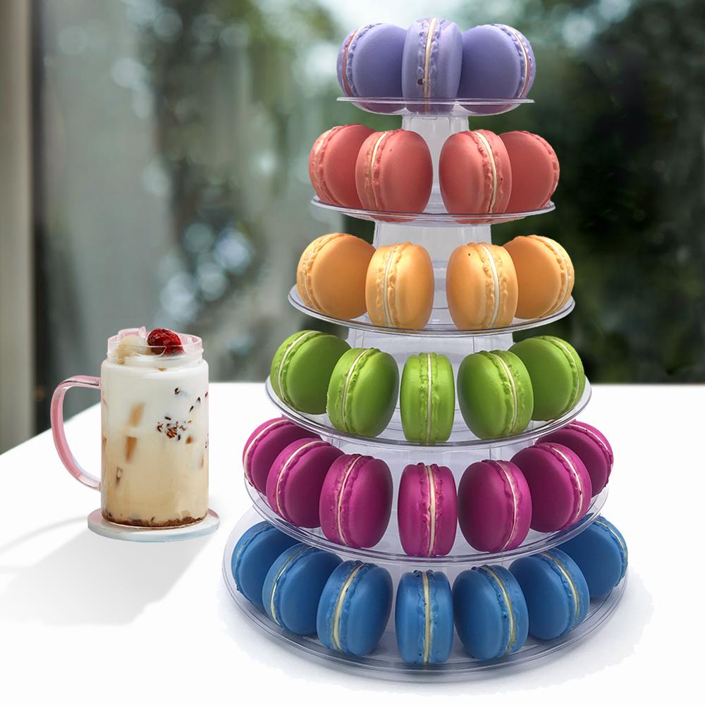6-Layer Macaron Display Stand