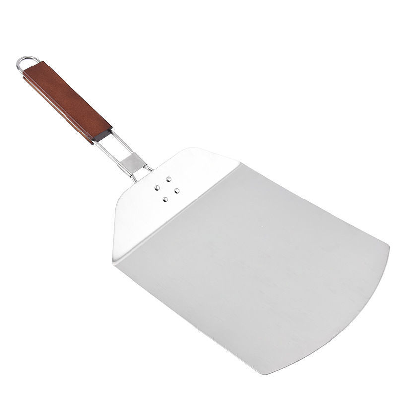 Stainless Steel Folding Pizza Shovel Baking Scraper Kitchen Tool