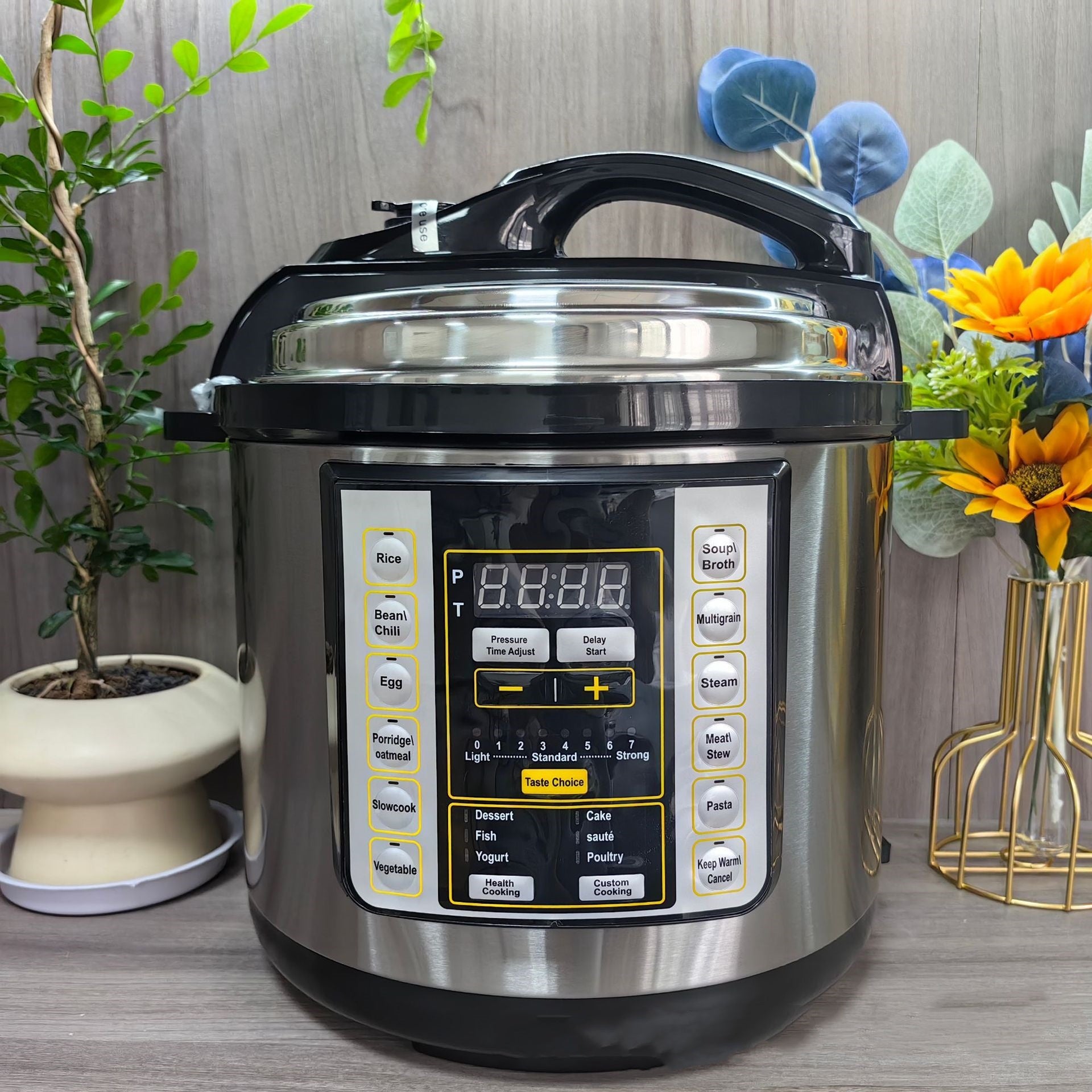 1.6gal Electric Pressure Cooker Multi-Function Large Capacity Cooker
