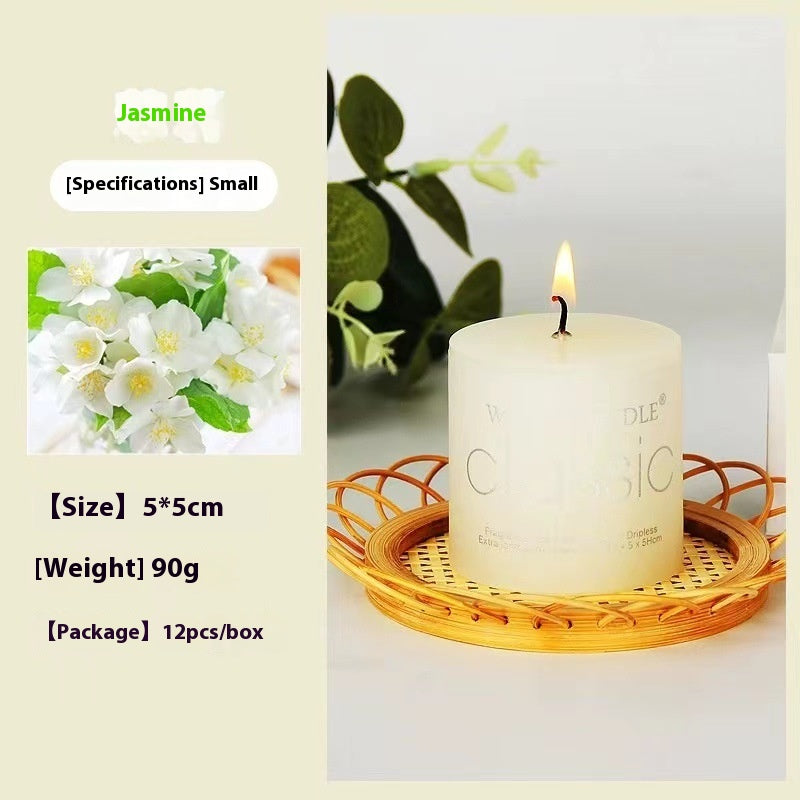 Cylindrical Aromatherapy Scented Smokeless Candle