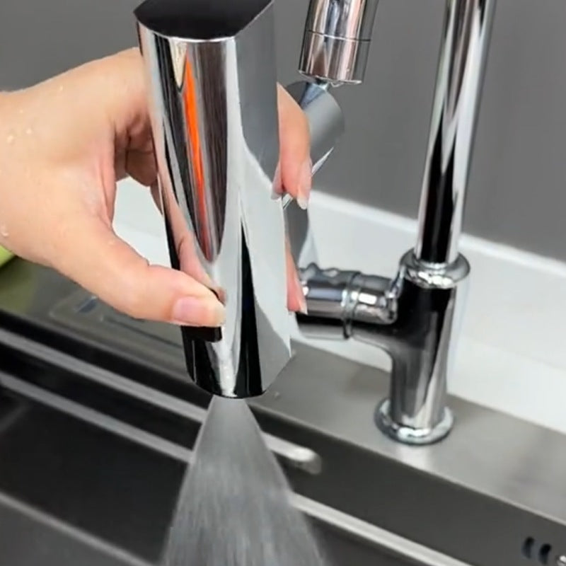 Universal Rotating Waterfall Kitchen Faucet Bubbler Attachment