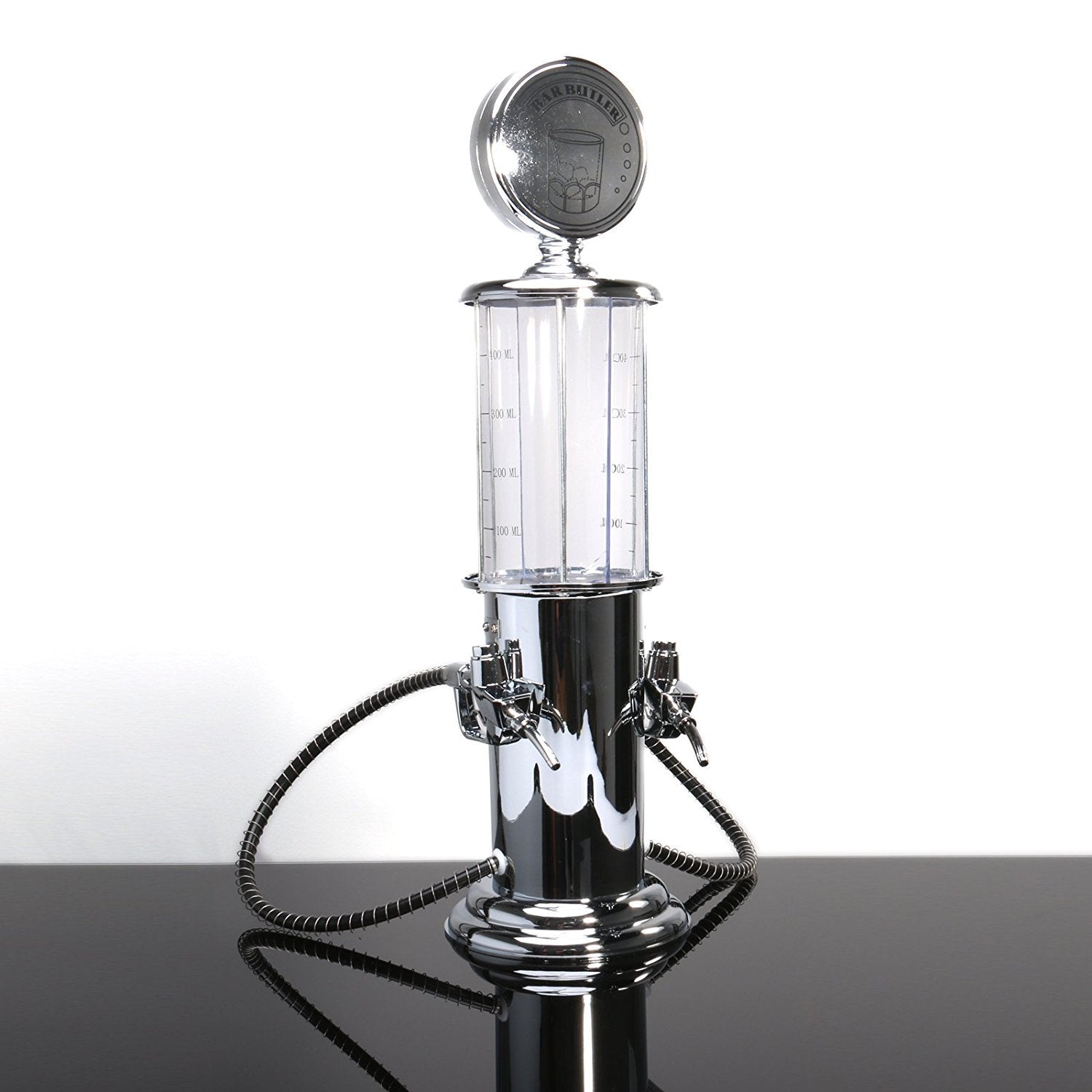 Mini Beer Dispenser Machine With Double Pump Transparent Design