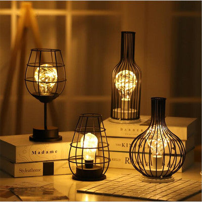 Minimalist Hollow Table Lamp Modern Decorative Lighting Fixture