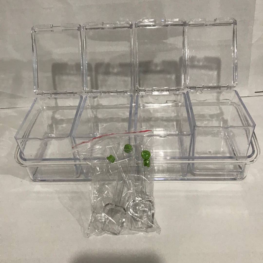 Transparent Acrylic Kitchen Seasoning Storage Box