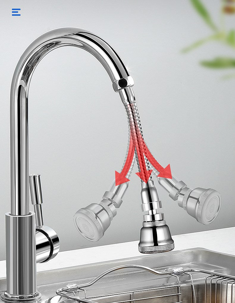 Universal Kitchen Faucet Splash Head With Joint