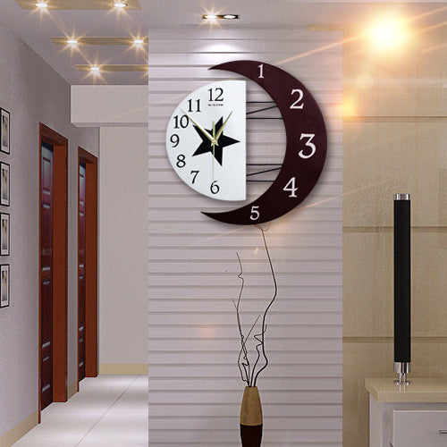 Modern Art Wall Clock Decorative Home Hanging Timepiece