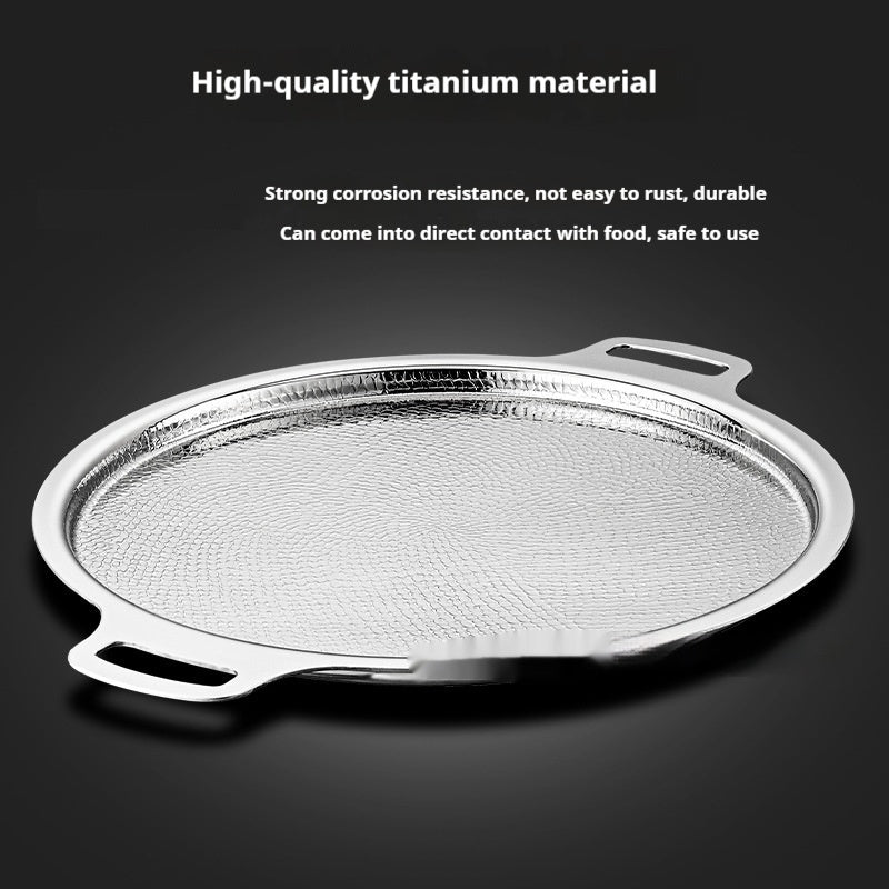 Premium Pure Titanium Pizza Frying Pan