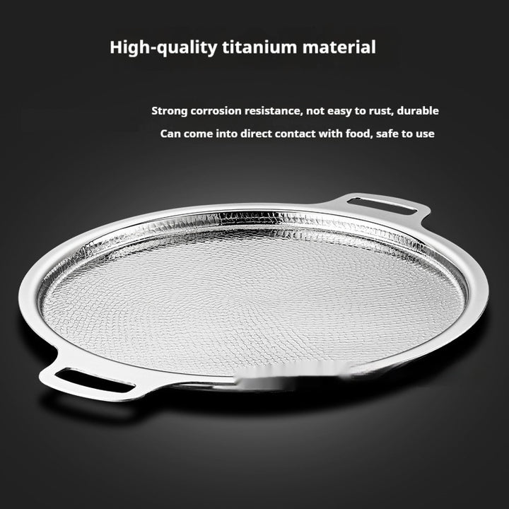 Premium Pure Titanium Pizza Frying Pan