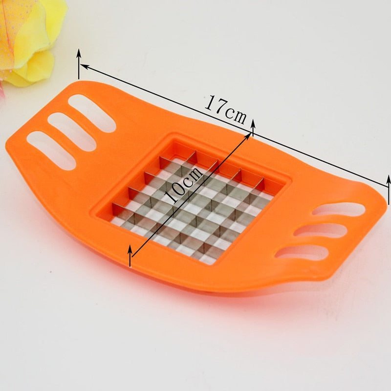 2-Blade Stainless Steel Potato Cutter French Fries Slicer