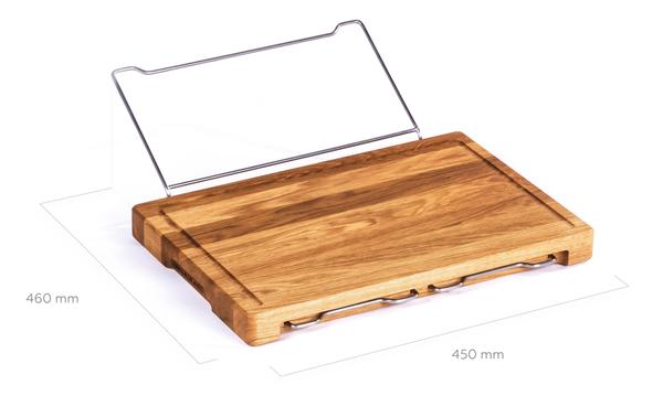 Multifunction Bamboo Cutting Board With Storage Tray