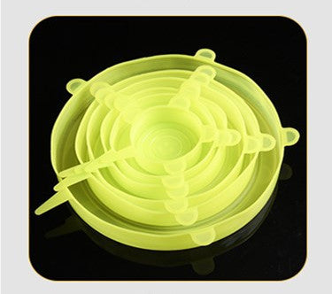Silicone Stretch Lids Reusable Food Storage Covers