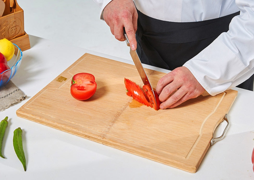 Carbonized Bamboo Cutting Board For Durable And Hygienic Food Prep