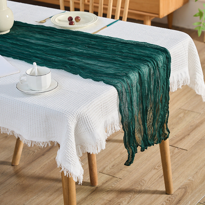 Voile Champray Table Runner Party Decoration Table Runner
