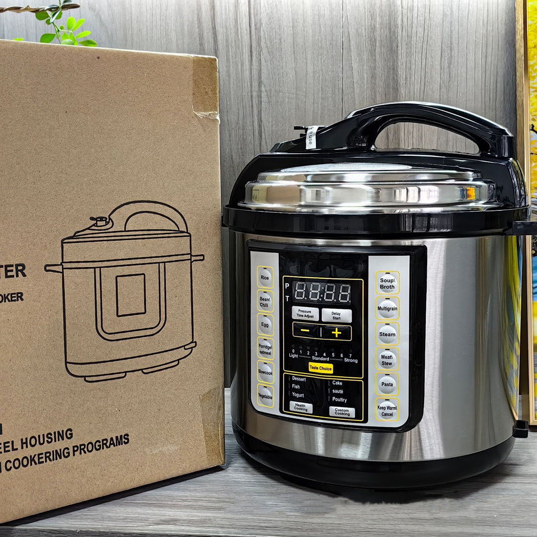 1.6gal Electric Pressure Cooker Multi-Function Large Capacity Cooker