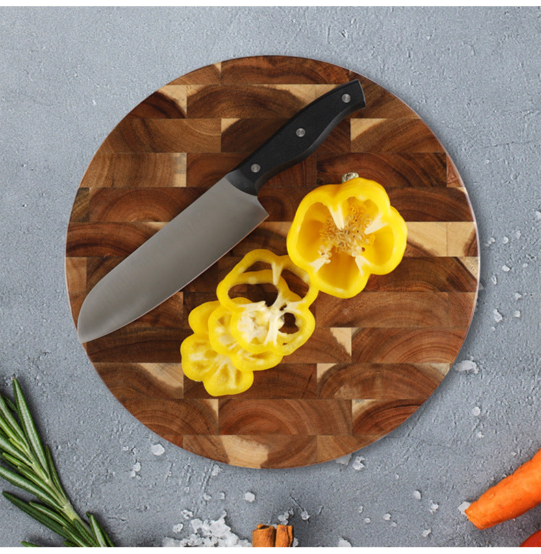 Solid Wood Splicing Cutting Board For Durable Food Preparation