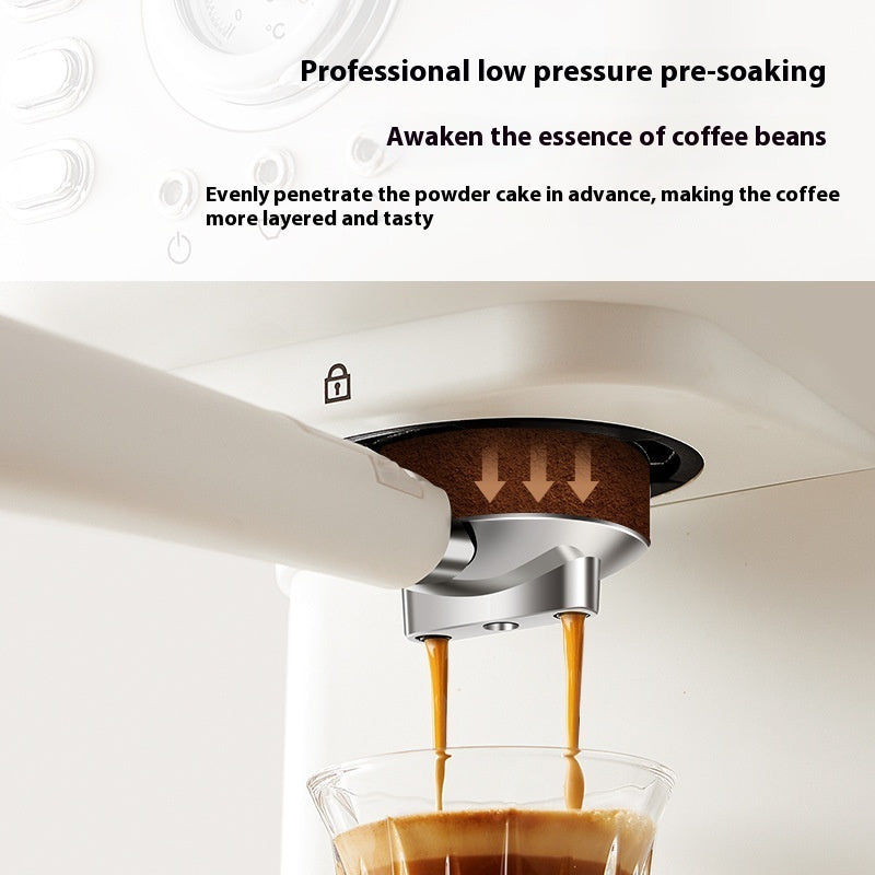 Semi-Automatic Italian High-Pressure Steam Coffee Machine