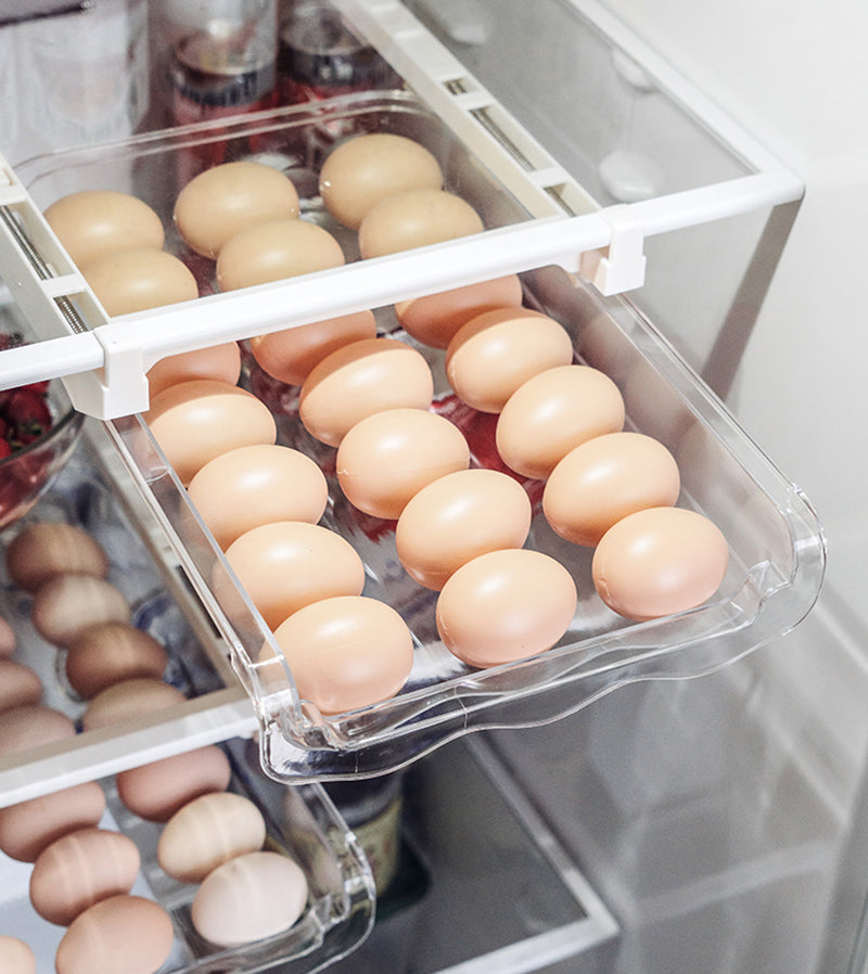 Adjustable Refrigerator Storage Rack Pull Out Kitchen Organizer
